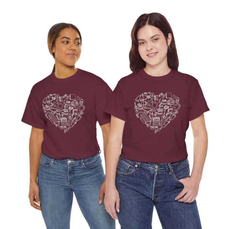 Creative Heart Artist T-Shirt in Soft, Breathable Fabric