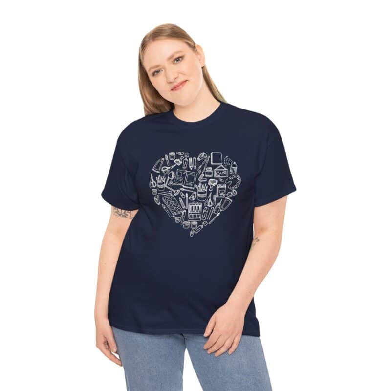 Creative Heart Artist T-Shirt in Soft, Breathable Fabric