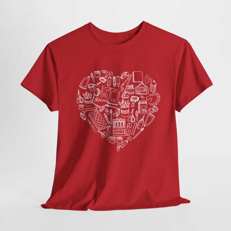 Creative Heart Artist T-Shirt in Soft, Breathable Fabric