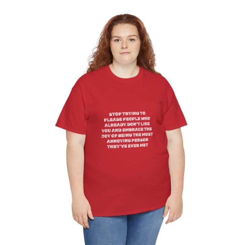 Stop People Pleasing Heavy Weight T-Shirt