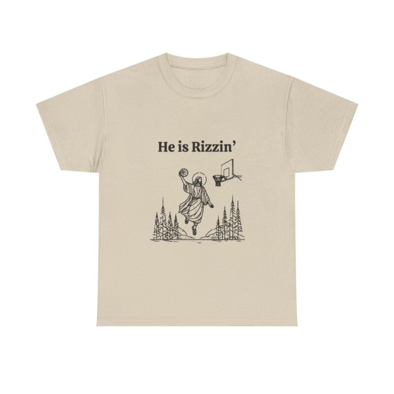 Funny Easter T-Shirt - Jesus Playing Basketball