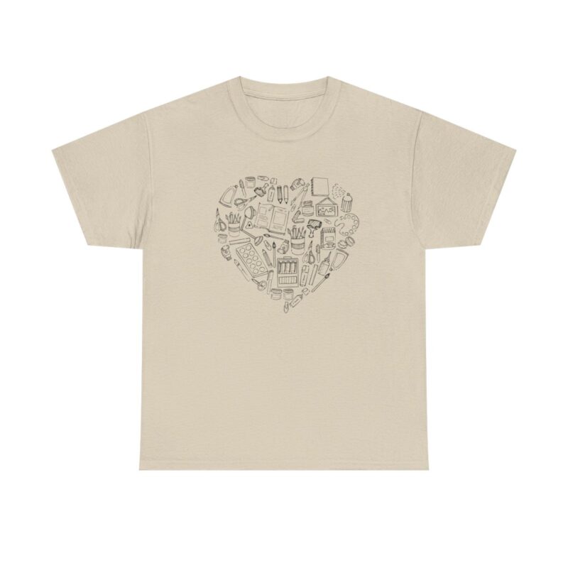 Creative Heart Artist T-Shirt in Soft, Breathable Fabric