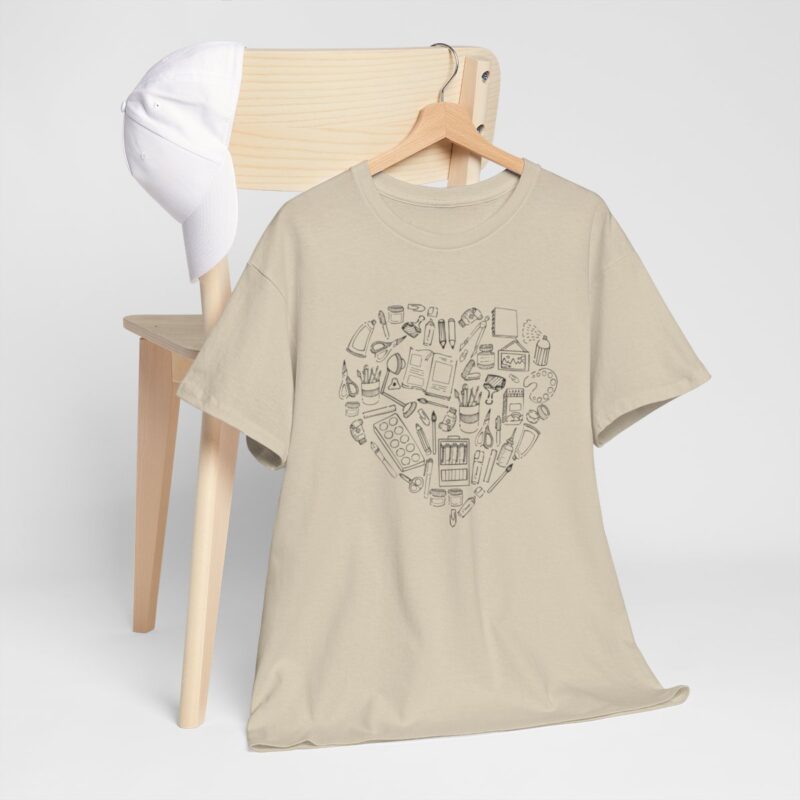 Creative Heart Artist T-Shirt in Soft, Breathable Fabric