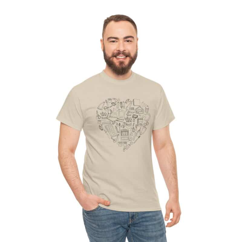 Creative Heart Artist T-Shirt in Soft, Breathable Fabric