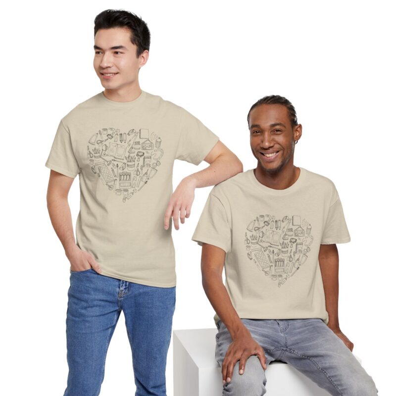 Creative Heart Artist T-Shirt in Soft, Breathable Fabric