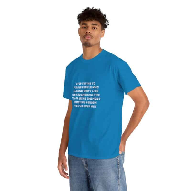 Stop People Pleasing Heavy Weight T-Shirt