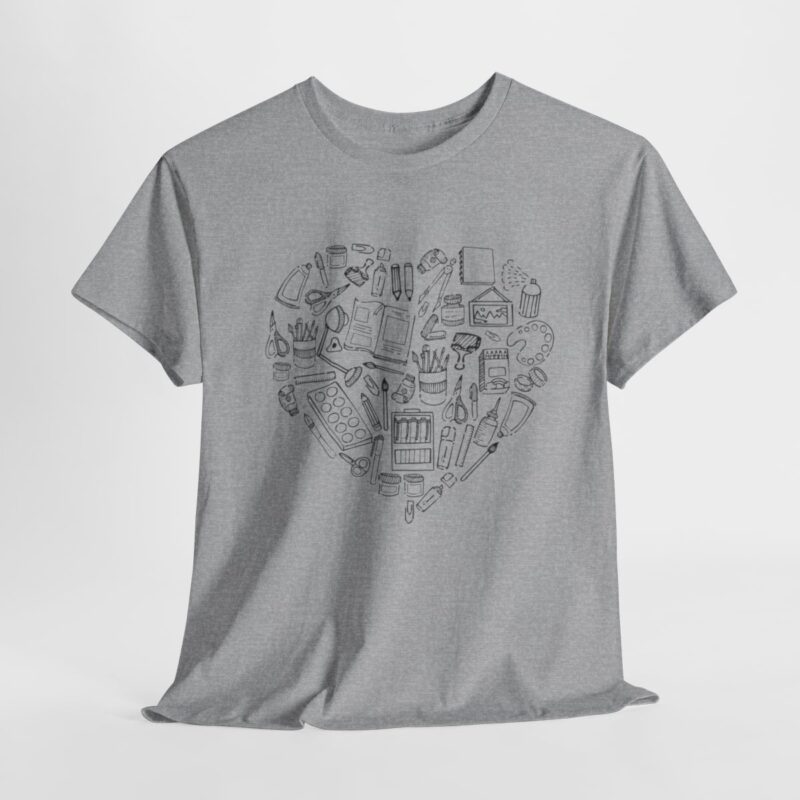 Creative Heart Artist T-Shirt in Soft, Breathable Fabric