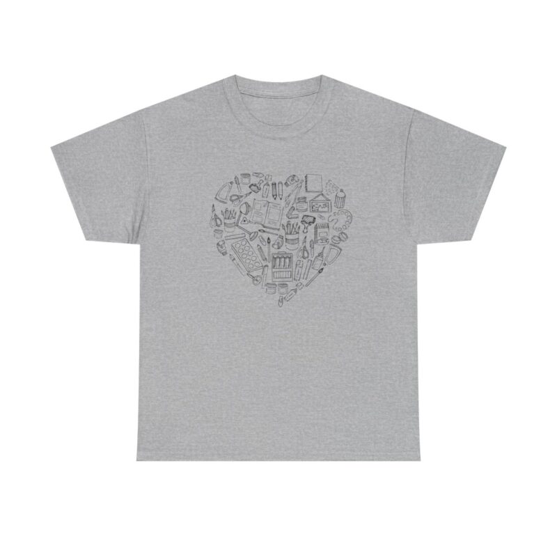 Creative Heart Artist T-Shirt in Soft, Breathable Fabric