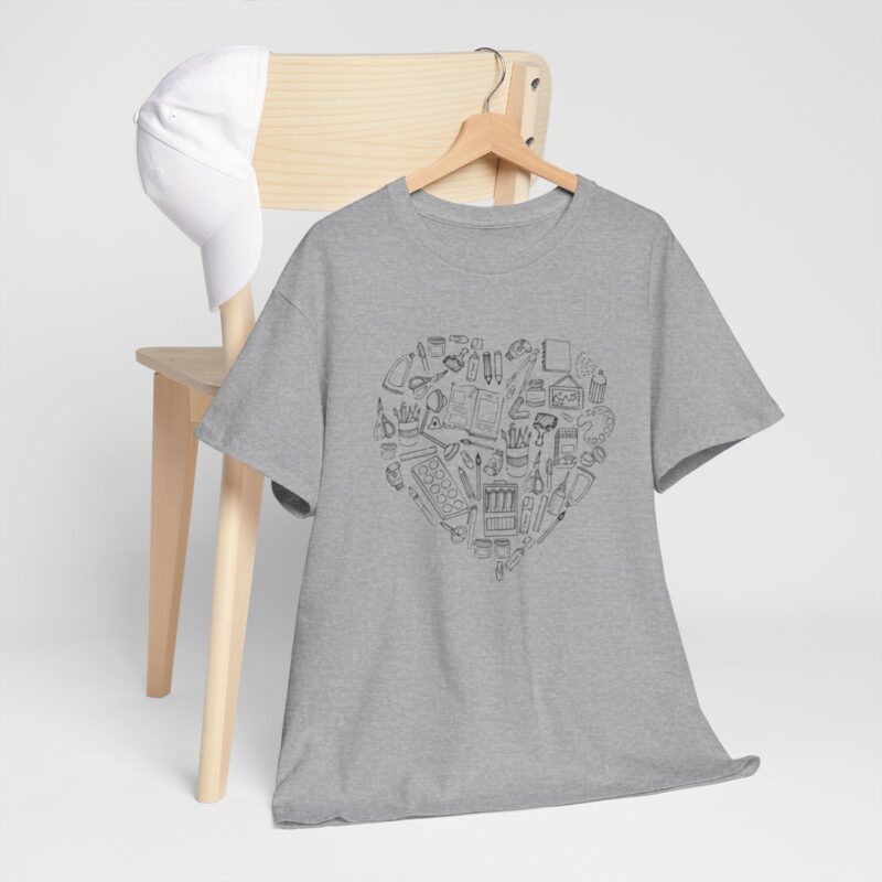 Creative Heart Artist T-Shirt in Soft, Breathable Fabric