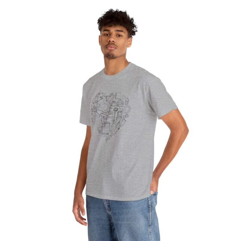 Creative Heart Artist T-Shirt in Soft, Breathable Fabric