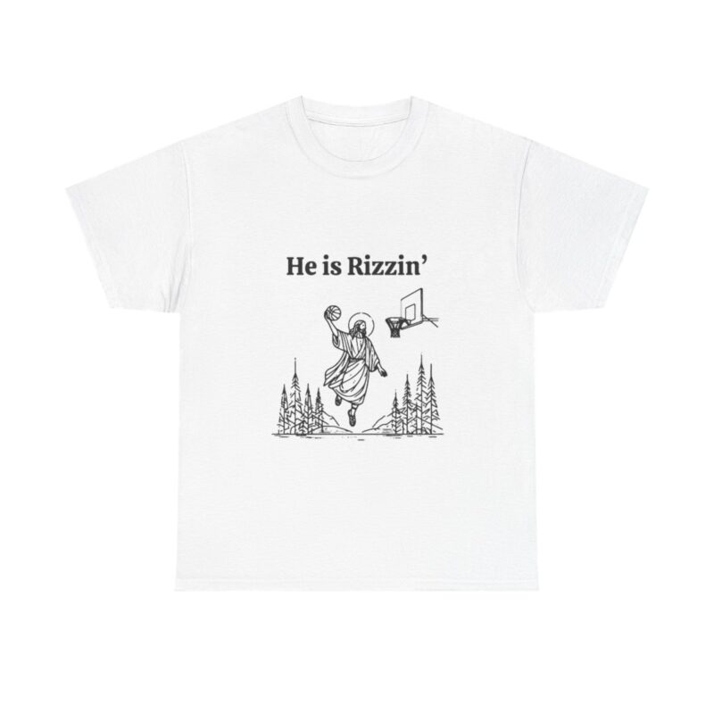 Funny Easter T-Shirt - Jesus Playing Basketball