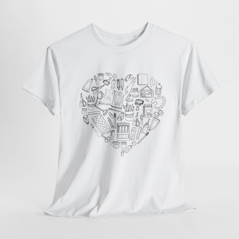 Creative Heart Artist T-Shirt in Soft, Breathable Fabric