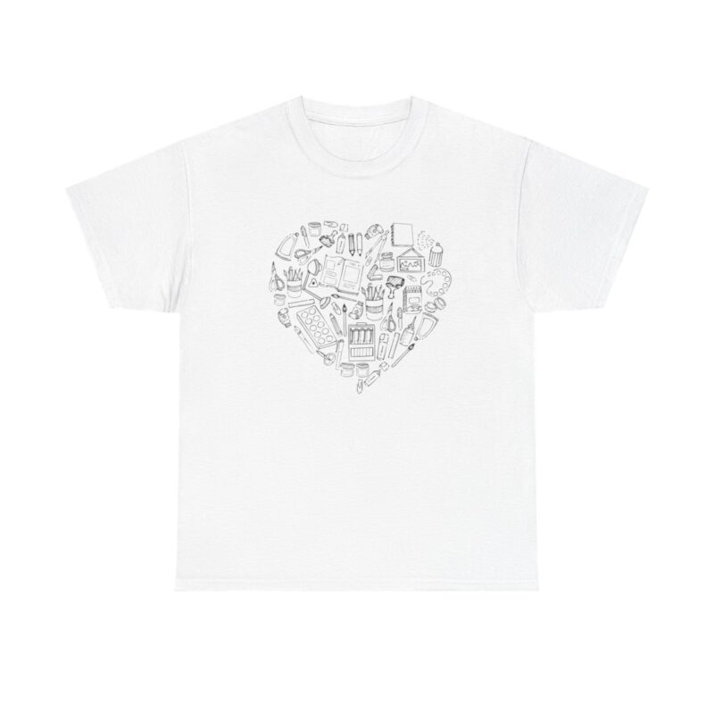 Creative Heart Artist T-Shirt in Soft, Breathable Fabric