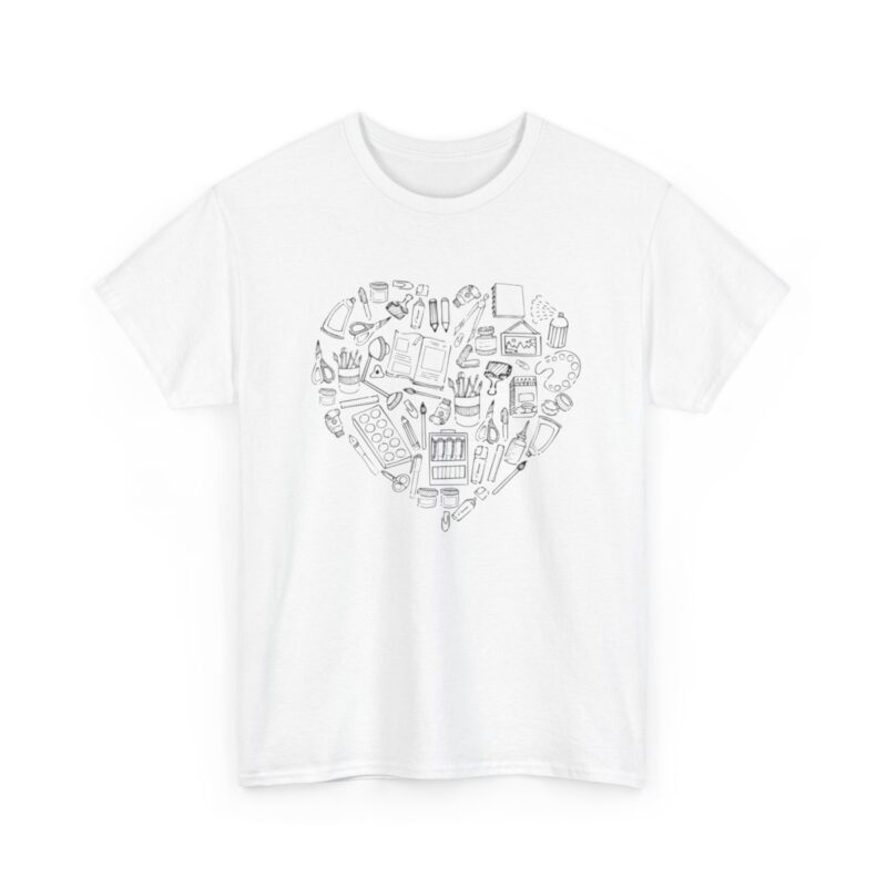 Creative Heart Artist T-Shirt in Soft, Breathable Fabric