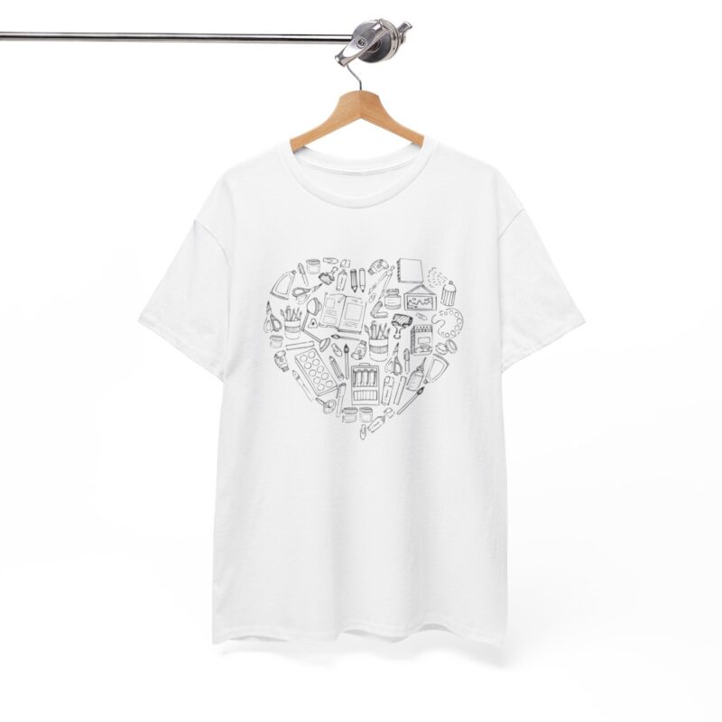 Creative Heart Artist T-Shirt in Soft, Breathable Fabric