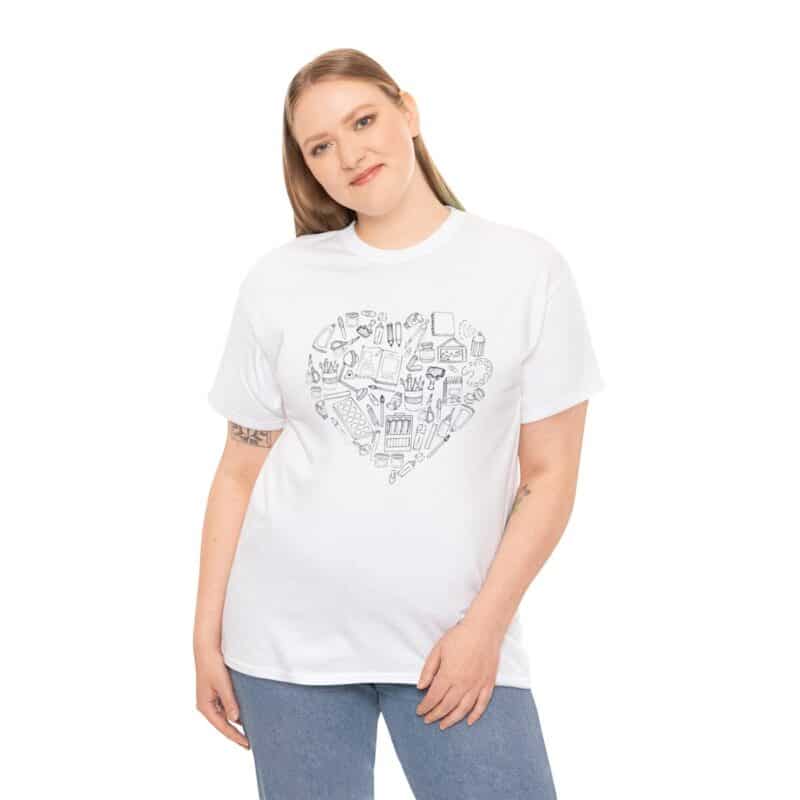 Creative Heart Artist T-Shirt in Soft, Breathable Fabric