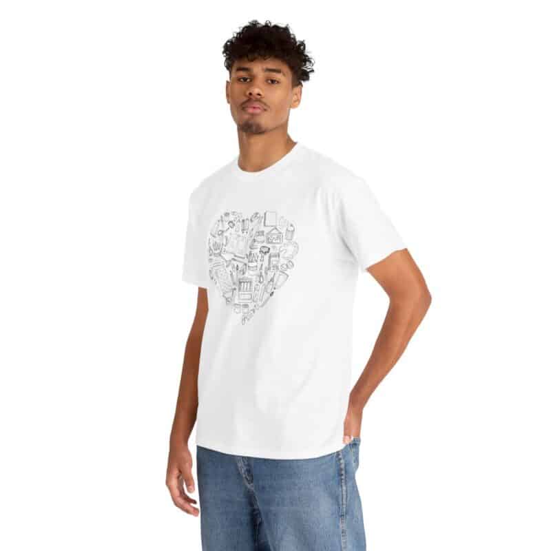 Creative Heart Artist T-Shirt in Soft, Breathable Fabric