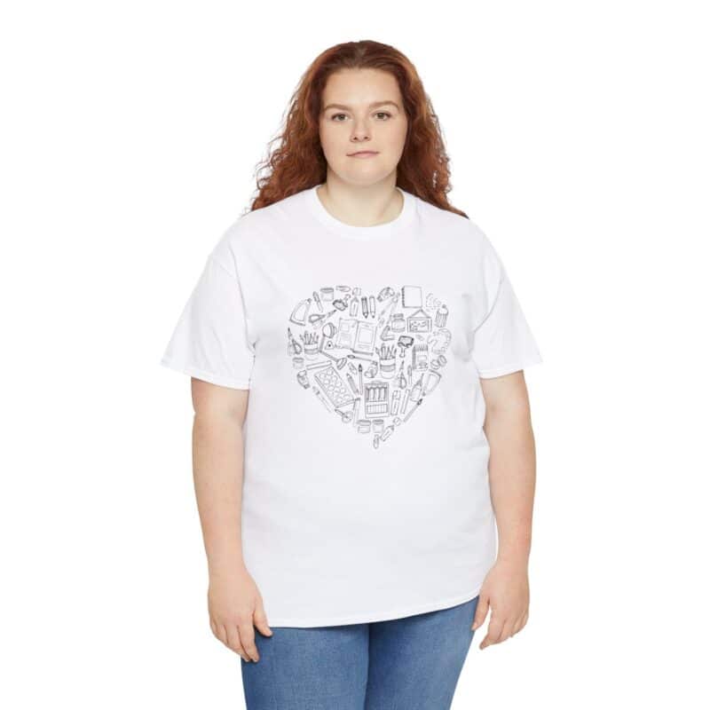 Creative Heart Artist T-Shirt in Soft, Breathable Fabric