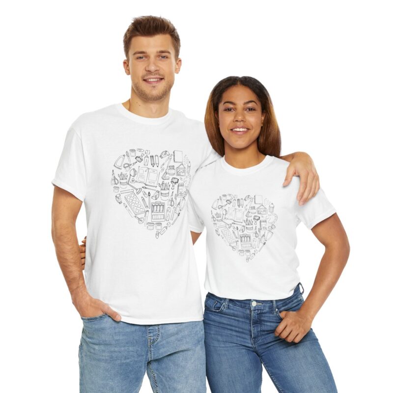 Creative Heart Artist T-Shirt in Soft, Breathable Fabric