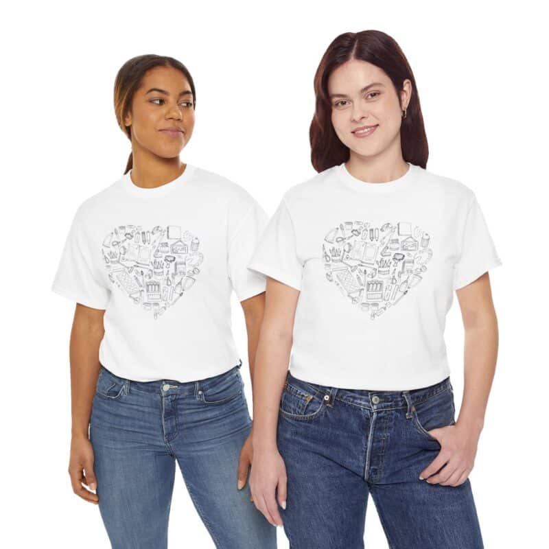 Creative Heart Artist T-Shirt in Soft, Breathable Fabric