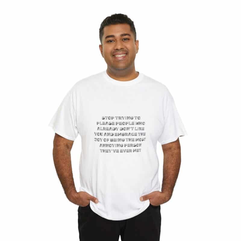 Stop People Pleasing Heavy Weight T-Shirt