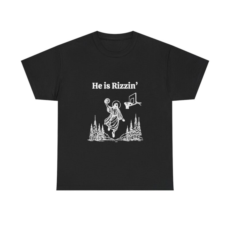 Funny Easter T-Shirt - Jesus Playing Basketball