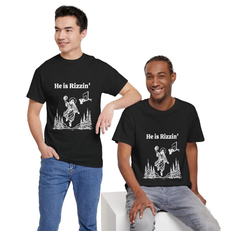 Funny Easter T-Shirt - Jesus Playing Basketball