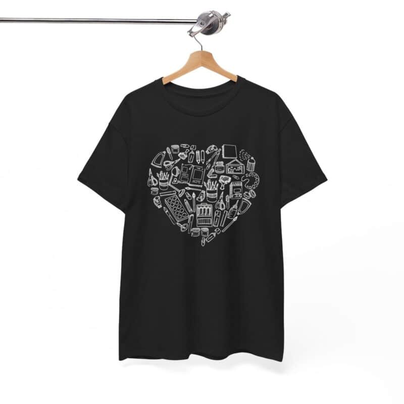 Creative Heart Artist T-Shirt in Soft, Breathable Fabric