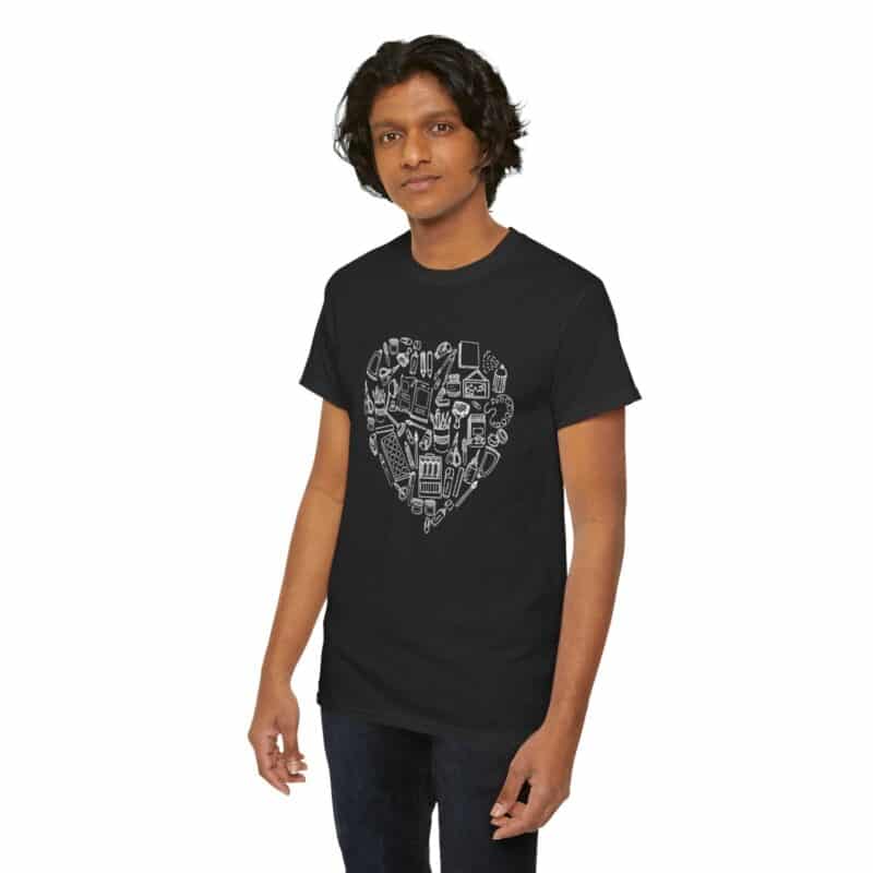 Creative Heart Artist T-Shirt in Soft, Breathable Fabric