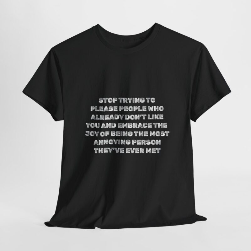 Stop People Pleasing Heavy Weight T-Shirt