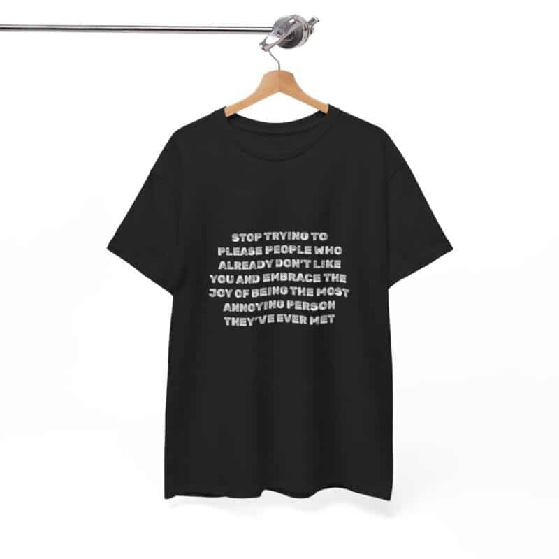 Stop People Pleasing Heavy Weight T-Shirt