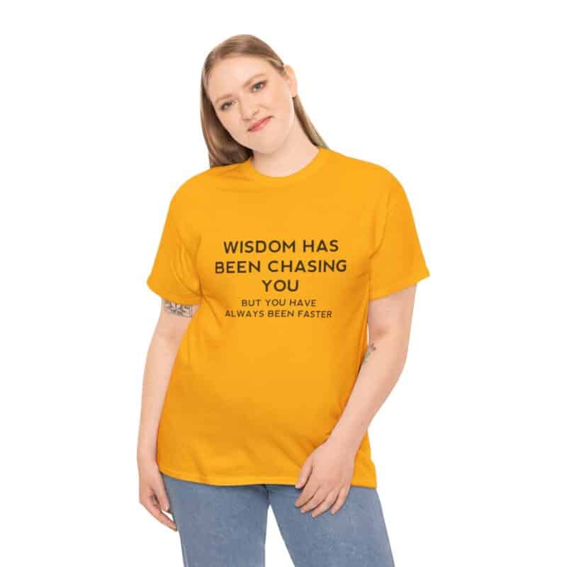 Chasing Wisdom Funny T-Shirt