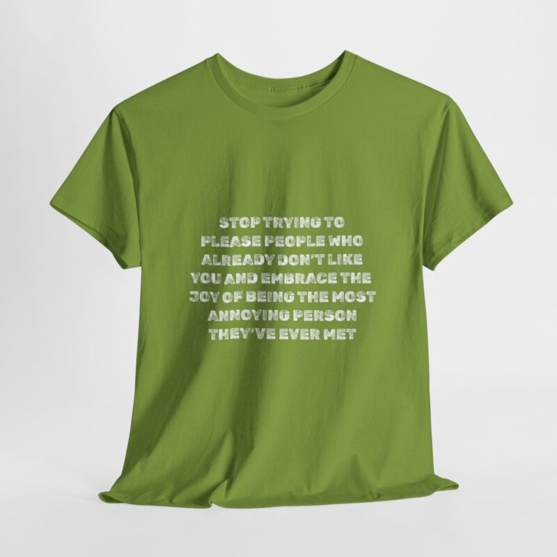 Stop People Pleasing Heavy Weight T-Shirt