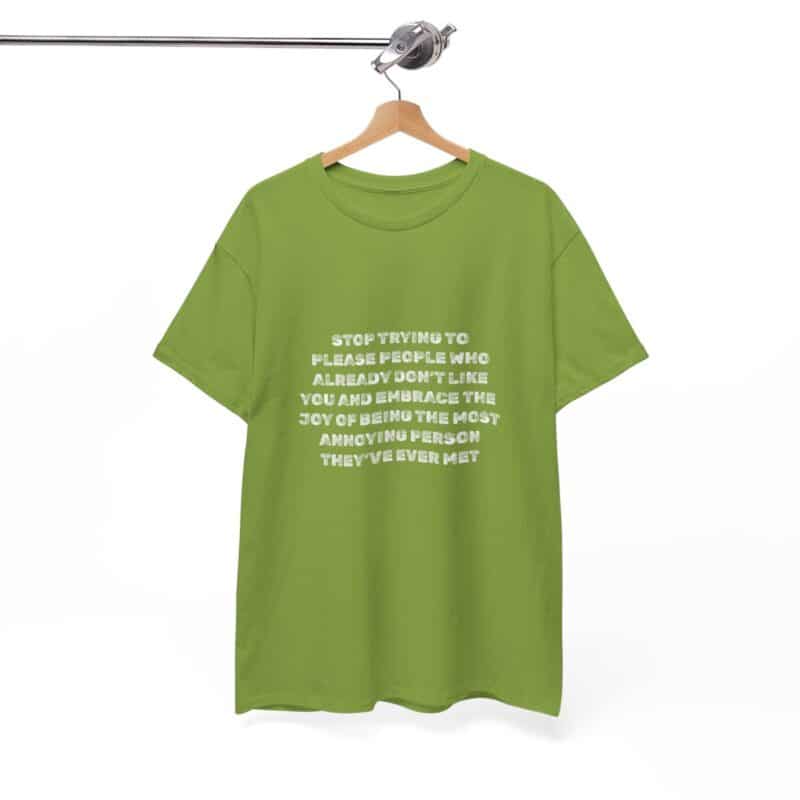 Stop People Pleasing Heavy Weight T-Shirt