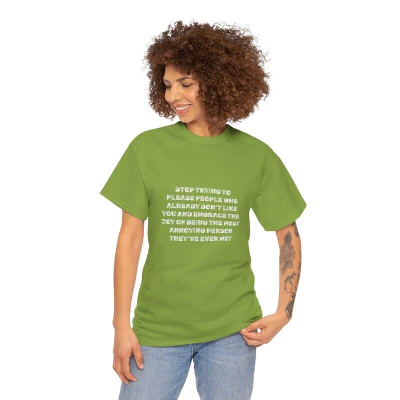 Stop People Pleasing Heavy Weight T-Shirt