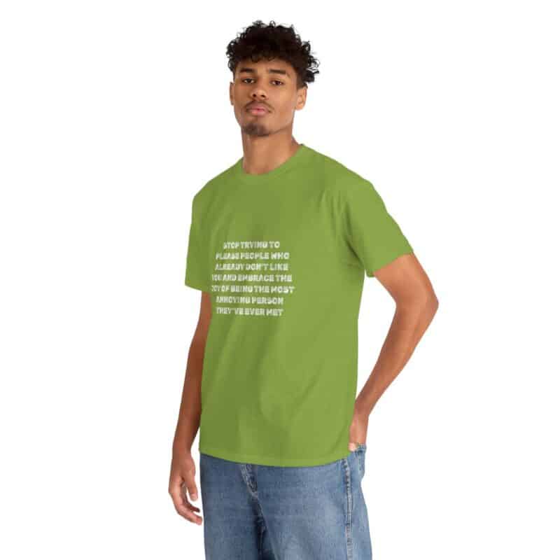 Stop People Pleasing Heavy Weight T-Shirt