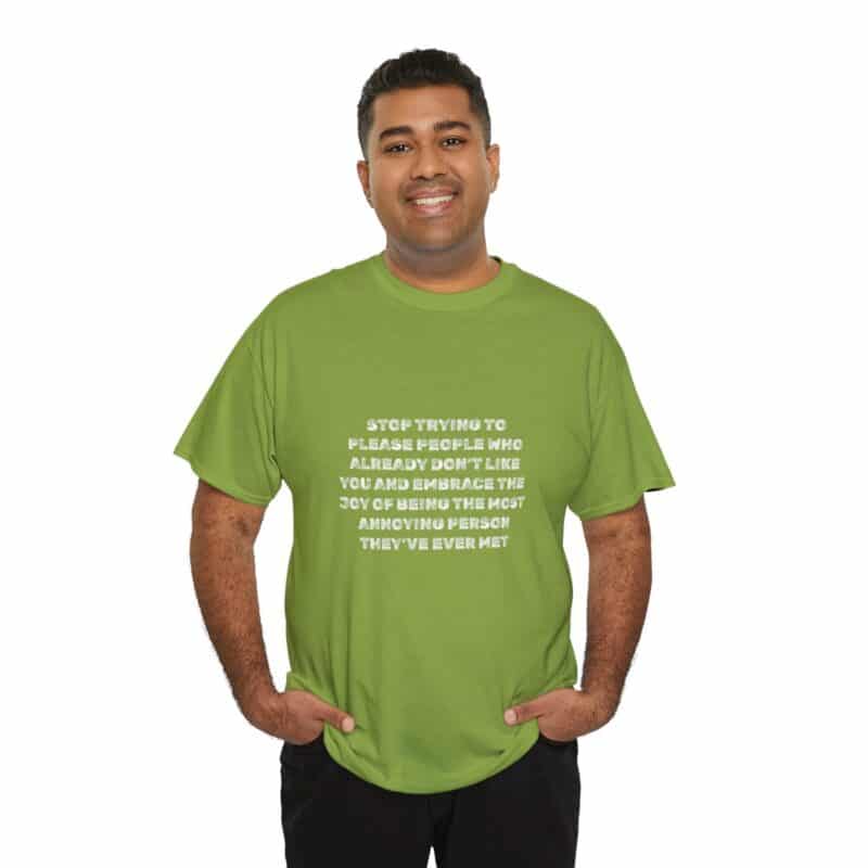 Stop People Pleasing Heavy Weight T-Shirt