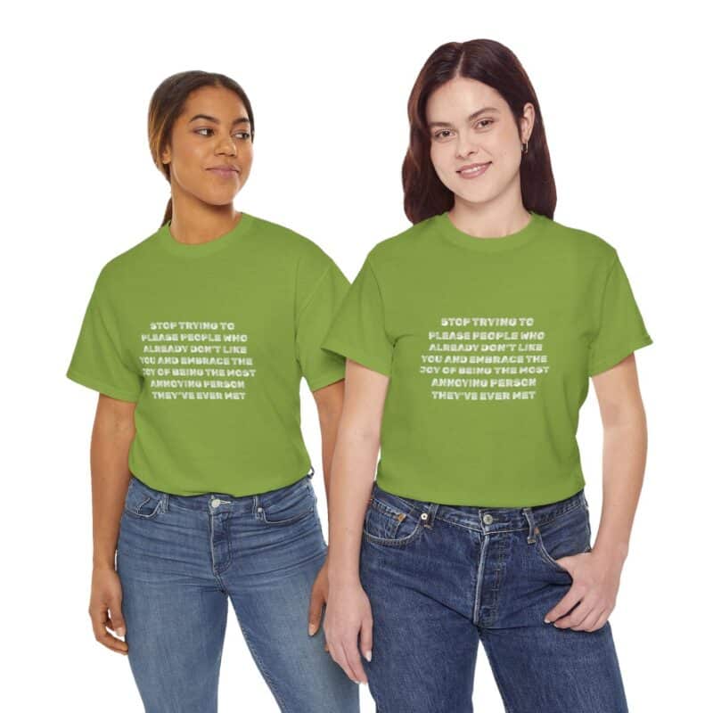 Stop People Pleasing Heavy Weight T-Shirt