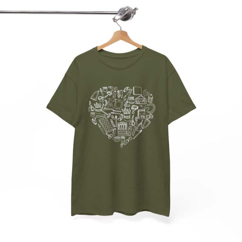 Creative Heart Artist T-Shirt in Soft, Breathable Fabric