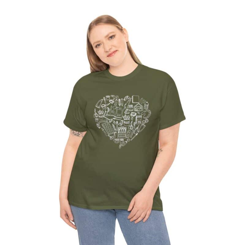 Creative Heart Artist T-Shirt in Soft, Breathable Fabric