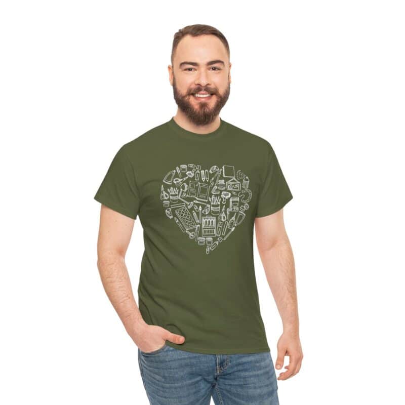 Creative Heart Artist T-Shirt in Soft, Breathable Fabric