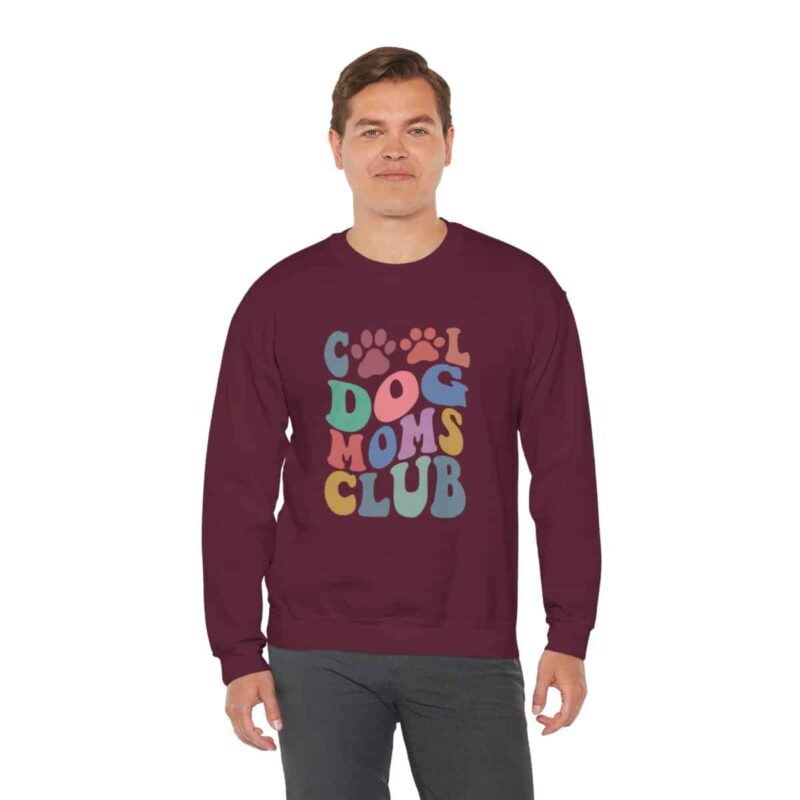 Cool Dog Moms Club Unisex Heavy Blend Sweatshirt