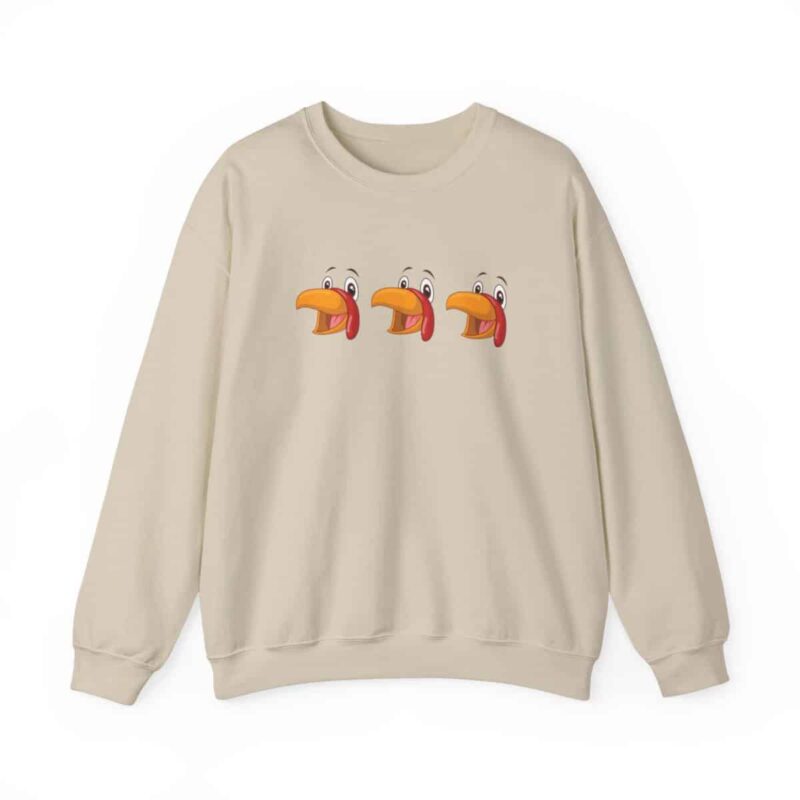 Cheeky Turkey Trio Thanksgiving Sweatshirt