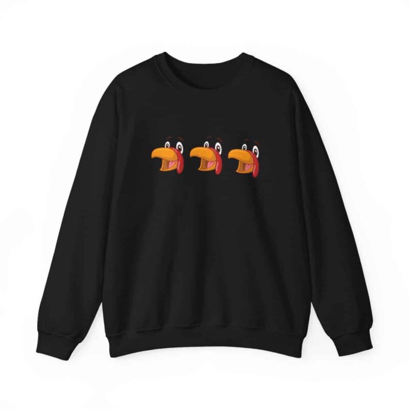 Cheeky Turkey Trio Thanksgiving Sweatshirt