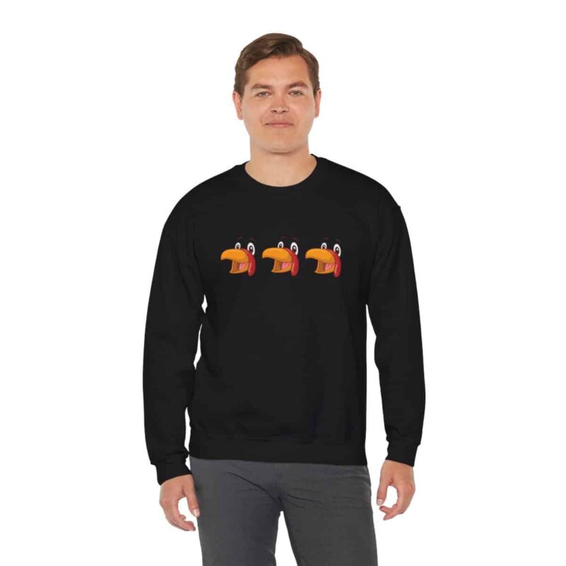 Cheeky Turkey Trio Thanksgiving Sweatshirt