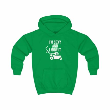 I'm Sexy and I Mow It Kids Hoodie