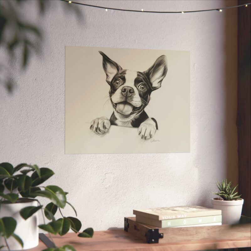 Boston Terrier Fine Art Print