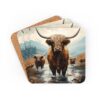 Highland Cows Coaster Set