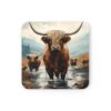 Highland Cows Coaster Set