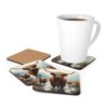 Highland Cows Coaster Set